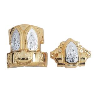 China Luxury Silver Gold Madrid 15-C# Coffin Accessories factory