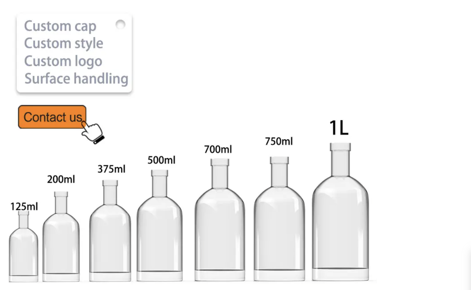 Custom Colorful Matt Black White Empty Olive Oil Glass Bottles With Cork Sealing Type