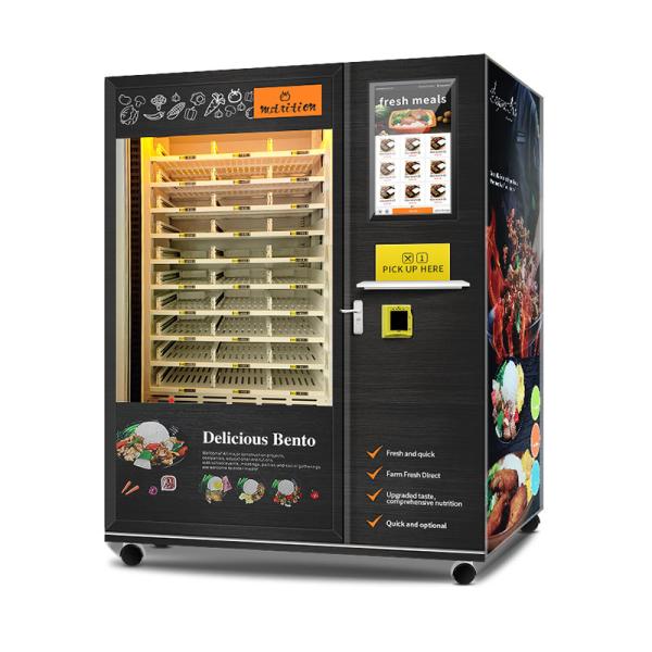 Pre-made Food Vending Machine Hot Food Fully Automatic Smart Food Vending