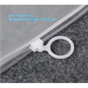 Biodegradable eco-friendly slider Zip lockk frosted EVA bag, PVC Wash Bag With
