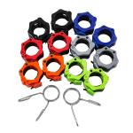 Wholesale Plastic Olympic Barbell Clamp Collars For Gym Fitness Bar Buckle Lock