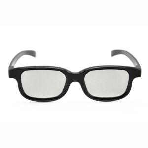 China Logo Print 3D Cinema Glsses For IMAX theater Black Frame Cheap 3D Eyewear factory