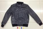 8850 Men's PU fashion jackets stock(men's coat)