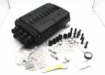 16F 24F IP68 Black Plastic Fiber Optic Closure For Wall Mount And Outdoor