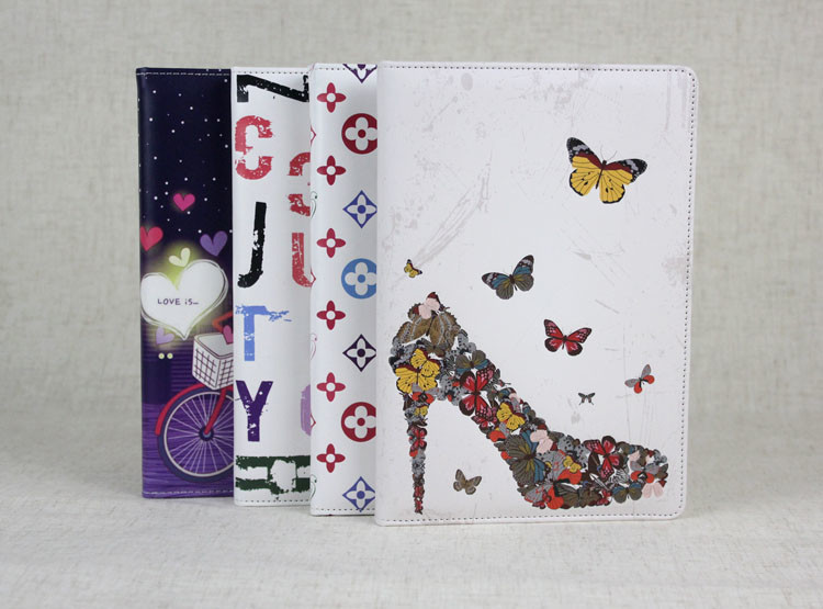 A5 colorful leather upstart notebook