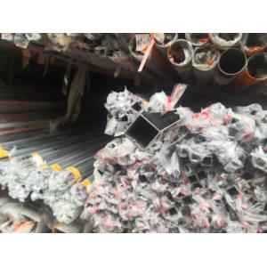 201 Polish Surface Stainless Rectangular Tubing , Industrial Steel Pipe HL