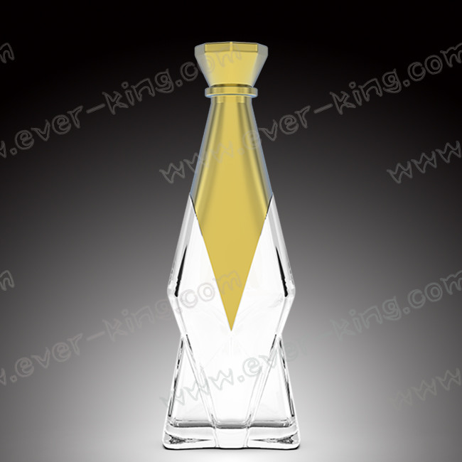 Custom Premium Quality Small Capacity Delicate Transparent Glass Bottle
