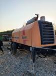 Semi Dry Shotcrete Concrete Trailer Pumps Lager Scale Sany 8m Sup3 Per Hour