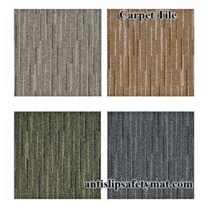 50x50CM Removable Carpet Tiles PVC Backing Polypropylene Carpet Tiles