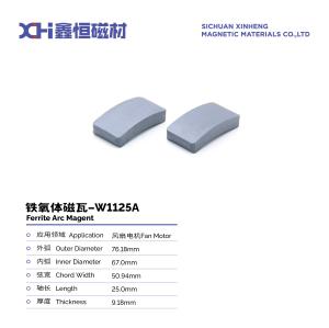 China High Coercive Force Hard Permanent Magnet Ferrite For Universal Motor W1123A factory