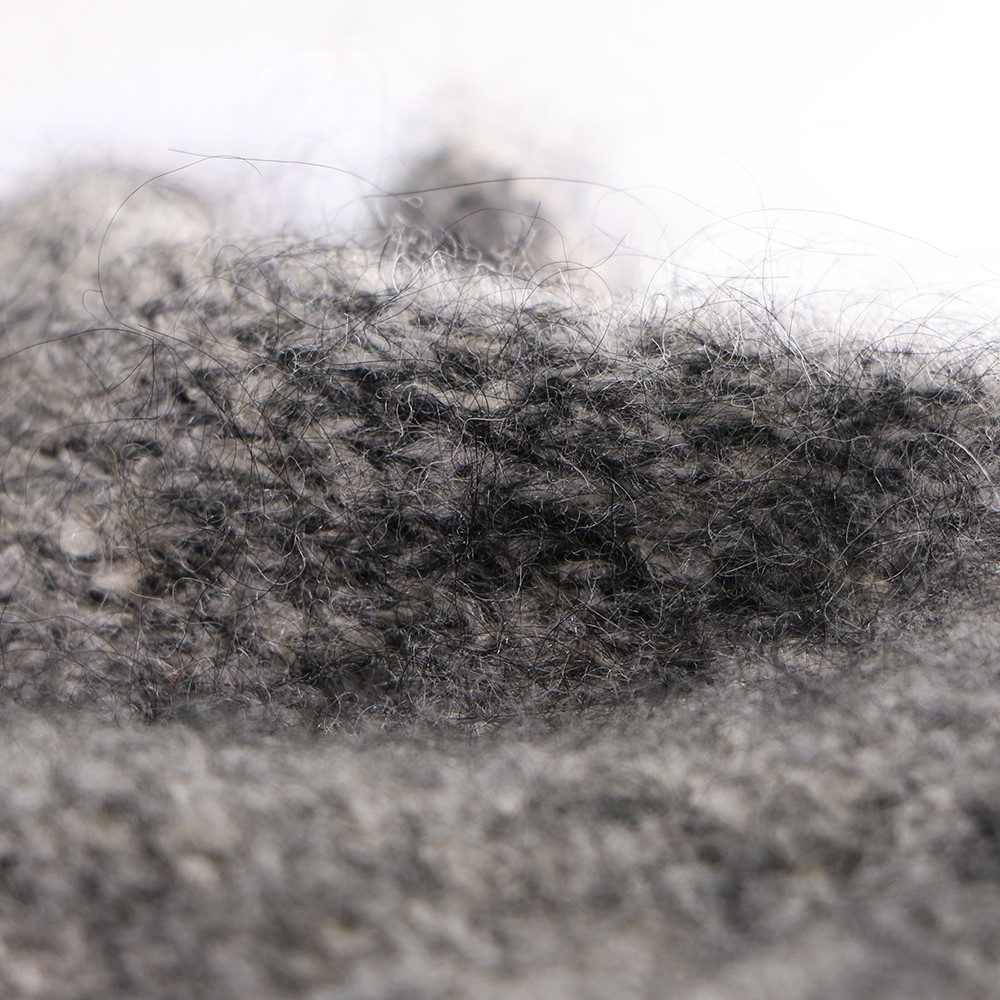 Smooth Durable Mohair And Wool Yarn 1/9NM Anti Pilling Recycled