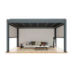 Outdoor aluminum alloy electric louver gazebo courtyard garden courtyard Home