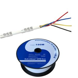 China Bare Copper Wire Solid 12xAWG24 Unshielded CCA Alarm Cable EN50575 IEC6032-1 factory