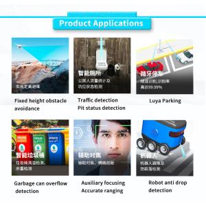 Single Point Laser Displacement Sensor UBJG-01Y Range 0.2-8m Power Supply 3.7V-5