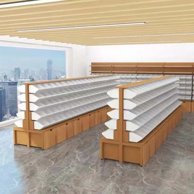 Factory Custom Size Color candy shelf snack shelf supermarket shelves