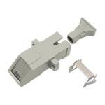 Fiber SC Optic Adapter Mounting With Flange RoHS Compliance