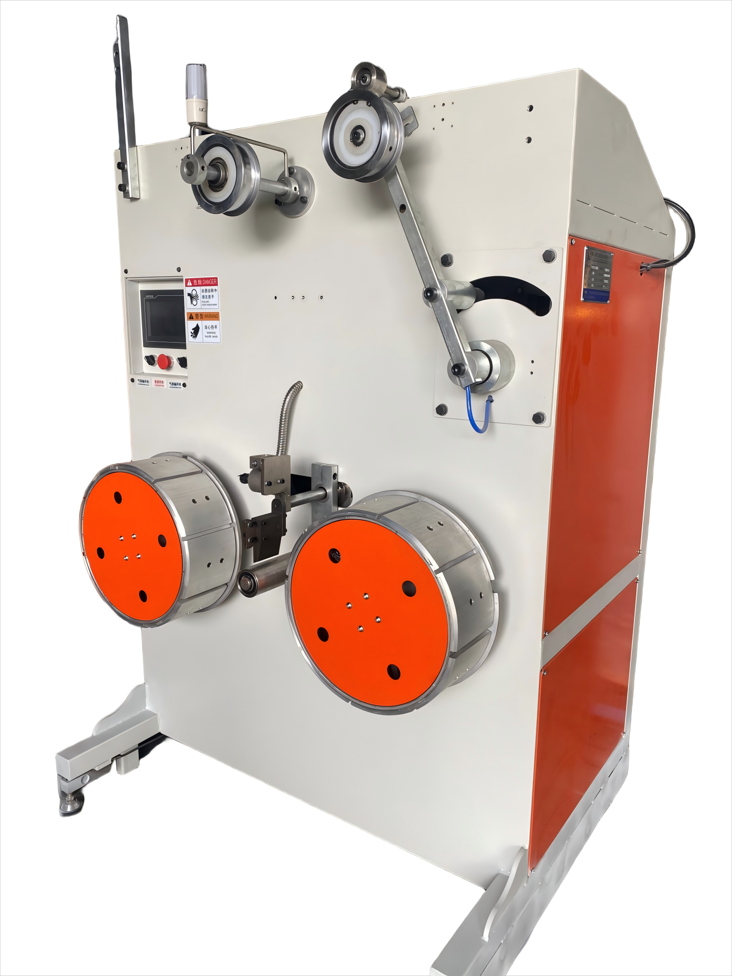 380V Full Automatic Double-Station Pet Strap Ribbon Winding Machine with PLC Control and 800MM Maximum Winding Diameter