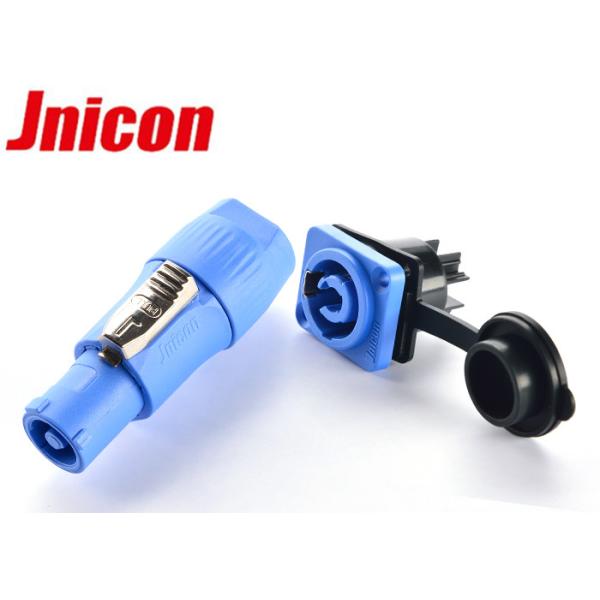 China Outdoor LED Screen Waterproof Power Connector , IP65 Powercon Connector factory