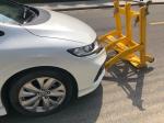Welding Electrostatic Spraying Mobile Vehicle Barrier For Restricted Area