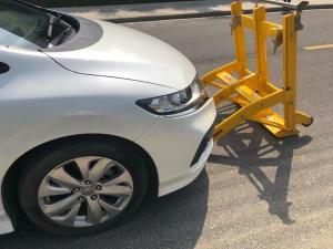 China Welding Electrostatic Spraying Mobile Vehicle Barrier For Restricted Area factory