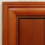PU Painting HDF Soundproof Wooden Door 210cm Height Evniromental Friendly