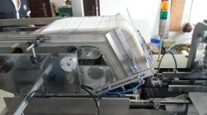China Facial tissue box packer machine with America Nordson glue applicator factory