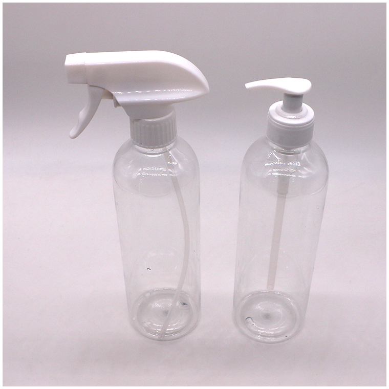Customized Color 500ml/600ml HDPE Plastic Pump/Sprayer Lotion Bottles for Clean Lotion