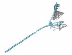 17m Height Aqualoop Water Slide Customized FRP Giant Water Slide For Adults