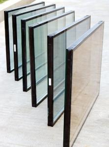 China 450MM Double Pane Low E Tempered Insulated Glass Panels Windows 21A 10MM factory