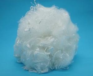 China 0.9Dx32MM siliconized down like polyester staple fiber for filling jacket factory