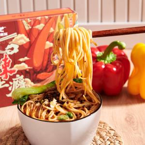 China Alkaline Instant Ramen Spicy Chongqing Noodles Chong Qing Xiao Mian factory