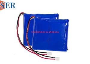China Custom Design CP405050-2S Battery Pack 6.0V 2500mAh Primary Lithium Battery factory