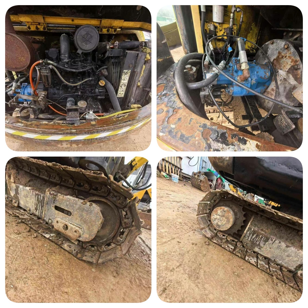 Used Hyundai R60-7 60-7 Series Second Hand Mini Excavator Compact
