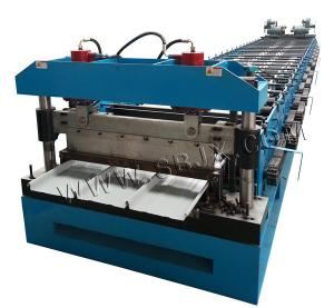 China Forge Steel Roof Panel Roll Forming Machinery 0.8mm 22 Stations factory
