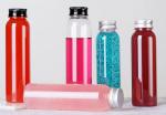 300Ml Transparent Plastic PET Bottles Juice Beverage Packaging With Screw Cap