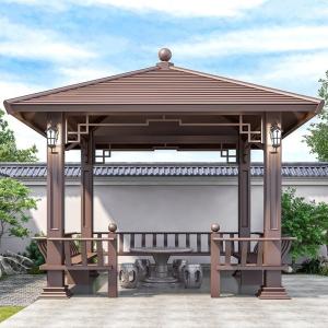 China Freestanding Retractable Or Fixed Aluminum Patio Pergola factory