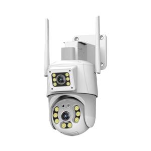 China Customized Support Double Lens Ball Linkage Gun Camera for Indoor 360 Degree Monitoring factory