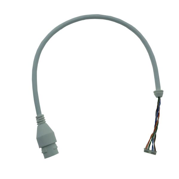Indoor/Outdoor IP Camera Cable with PVC Jacket / Copper Tail Cable Camera Power