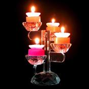 China Crystal Transparent Candlestick factory