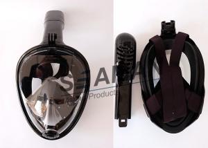 China Full Face dry Snorkel Mask / Water Sports Equipment for Adults and Youth factory