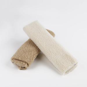 China Anti Pill Design 300gsm 100% Polyester Sherpa Fleece Blanket Fabric for Jacket Lining factory