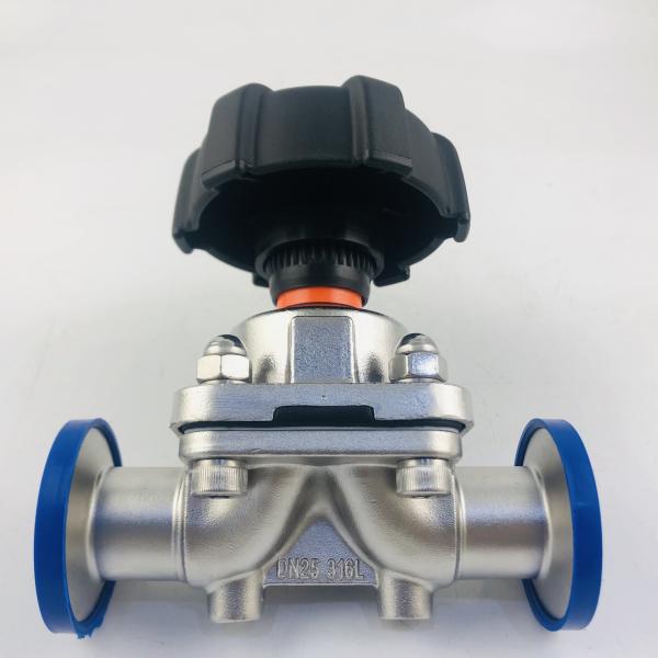 China DN10 1/2 Inch Manual Diaphragm Valve PC Hand Wheel factory