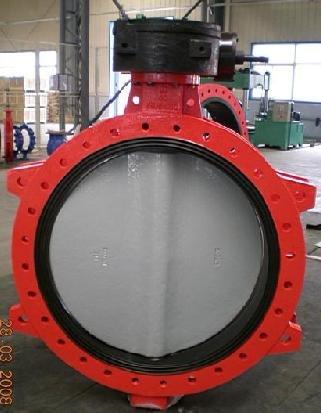 Double Flange DN40 - 1000 Stainless Steel Butterfly Valves For Fresh Water, Sea