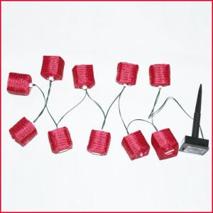 China Solar LED Nylon Lantern Chain Square factory