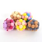 Colorful Pet Play Toys Portable PP Cotton Material Any Logo Available
