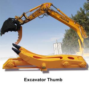 Customizable Mini Excavator Attachments Hydraulic Thumb Grapple Q345B NM400