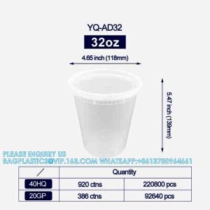 12Oz To 38Oz Take Away Rectangle Pp Microwavable Plastic Disposable Food