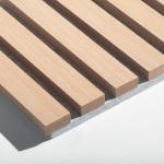 Odorless Corridors Wood Veneer Slats Cladding Multipurpose Durable