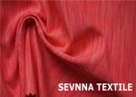 Screen Printing Striped Double Knit Fabric Water Repellent 100% Polyester 150cm