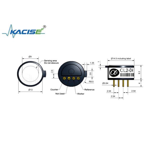 China CL2-D4 Chlorine Sensor – Miniature Size factory